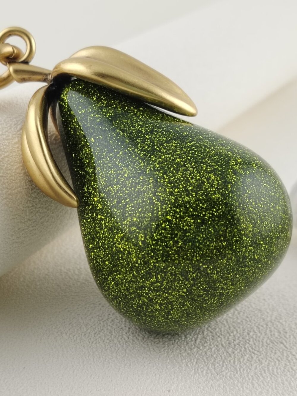 Coach Pear Bag Charm CAX73 Keychain - Picture 4 of 8